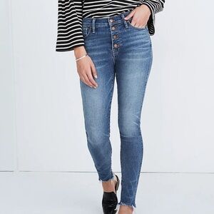 Madewell Blue Skinny Jeans